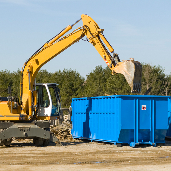 can i rent a residential dumpster for a construction project in Modest Town VA